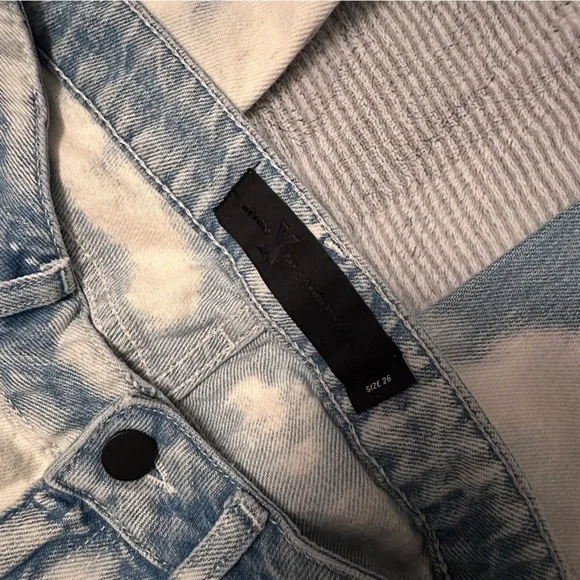 NWT Alexander Wang High Rise Straight Leg Cropped Denim Size 26 - Picture 12 of 13